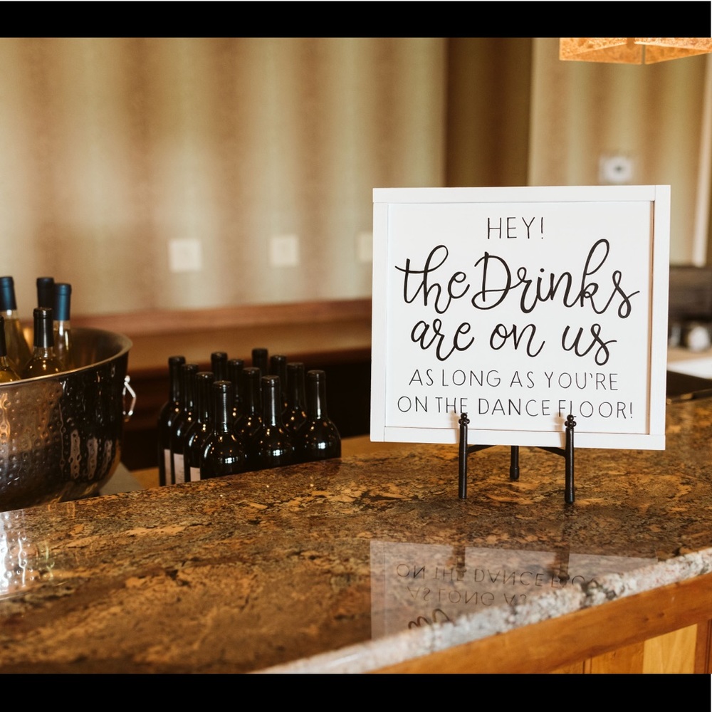Wedding Bar Sign